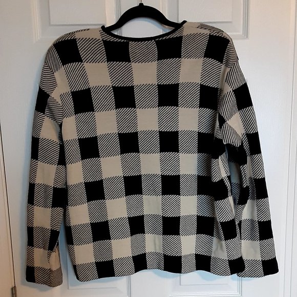 Vintage Andrea Jovine zippered knit cardigan - Picture 3 of 3